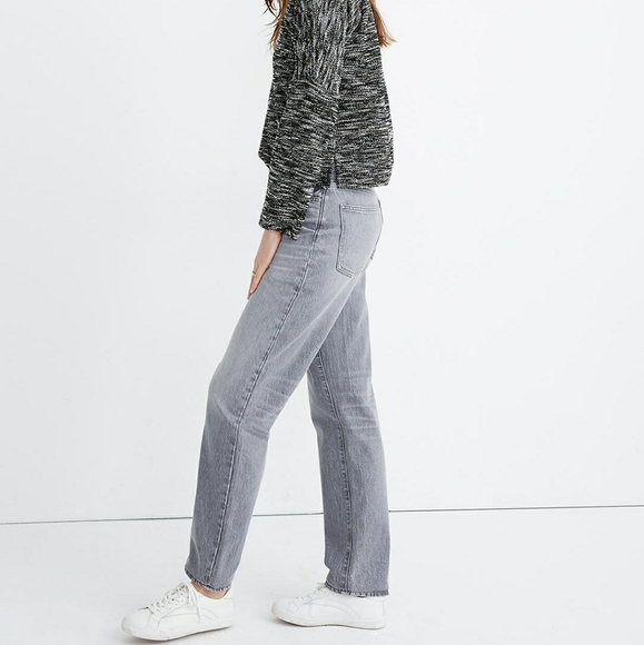 Madewell The Dadjean in Pale Grey - Picture 2 of 6